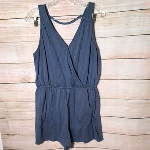 Universal Thread Faux Wrap Romper, Size Large